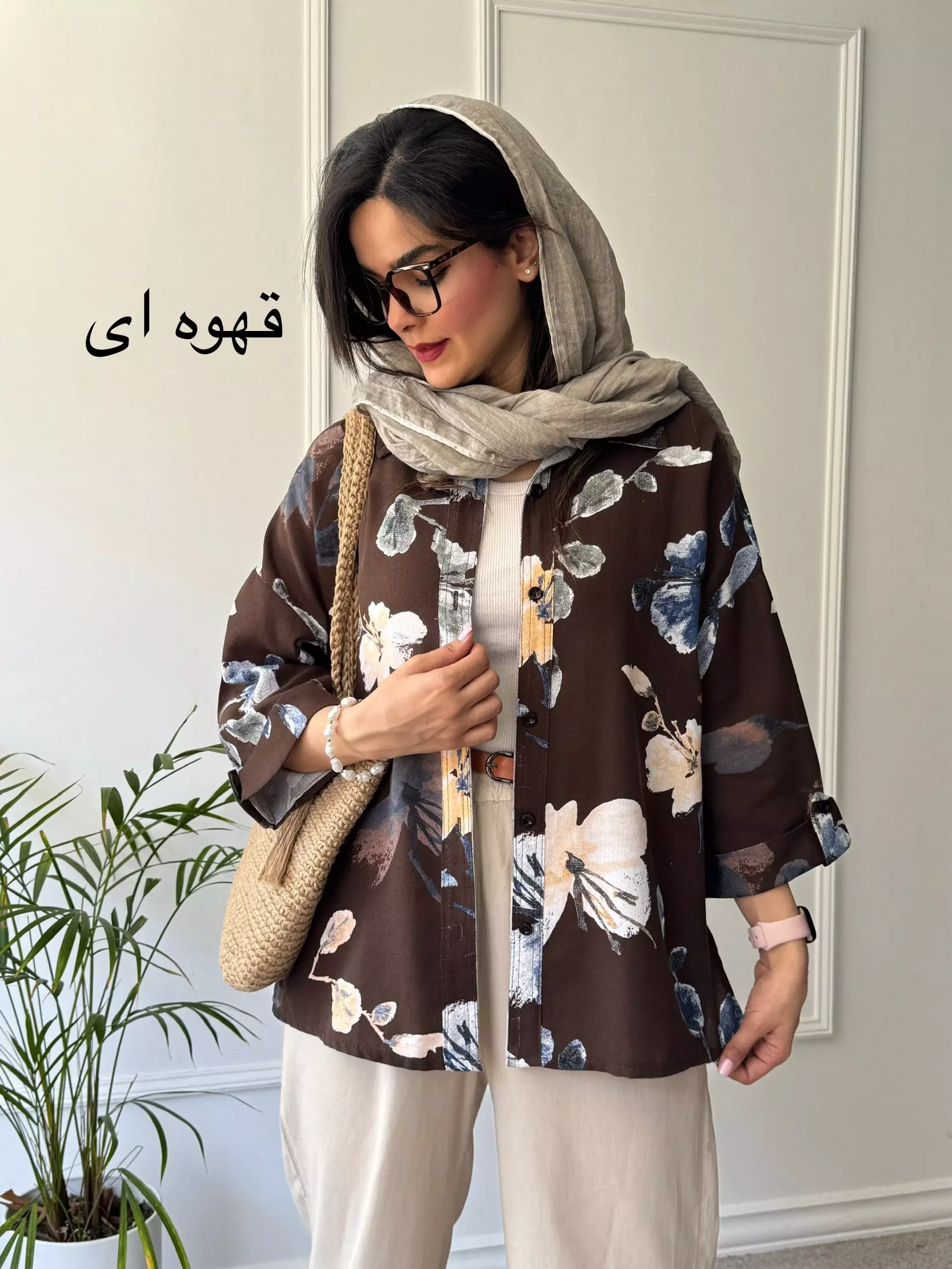 مانتو شومیزی گندم